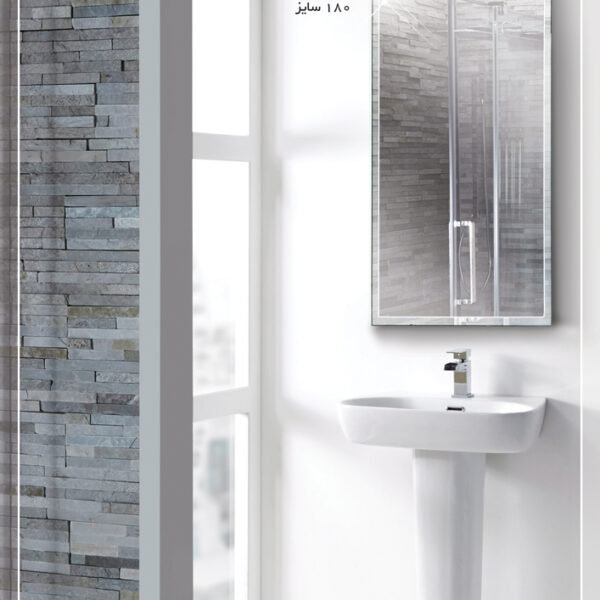 روشویی ساده و بک لایت 100